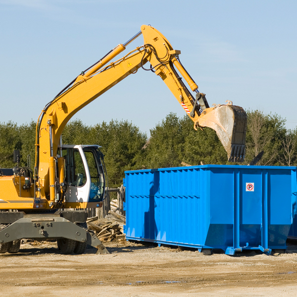 how does a residential dumpster rental service work in Anawalt WV